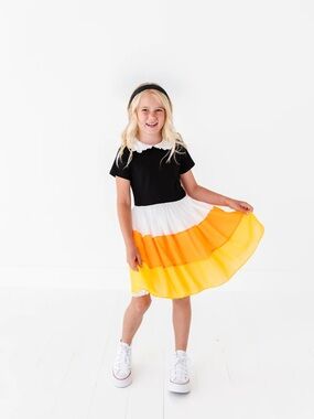 NWT Taylor Joelle candy corn dress